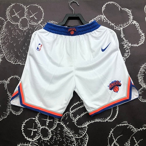 knicks white shorts