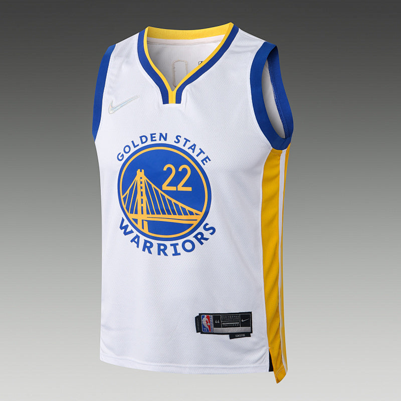 L070# NBA2223 Warriors White No. 22 (Hot Pressed Model)