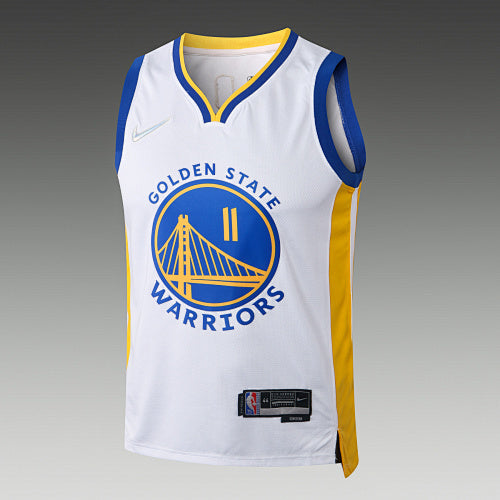 L071# NBA2223 Warriors White No. 11 (Hot Pressed Model)
