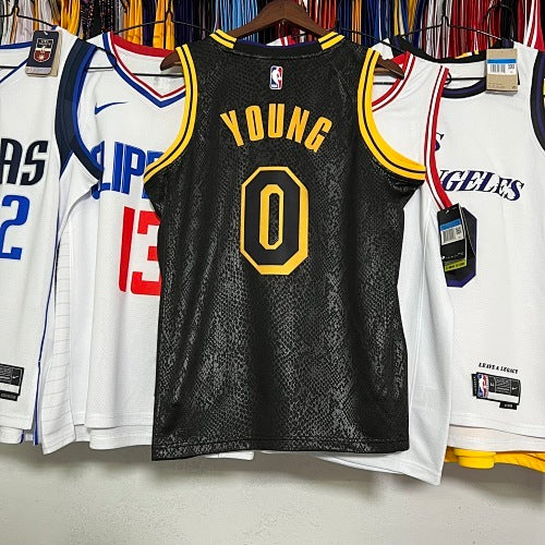 Lakers Black Mamba snake print version No. 0 Nick Young