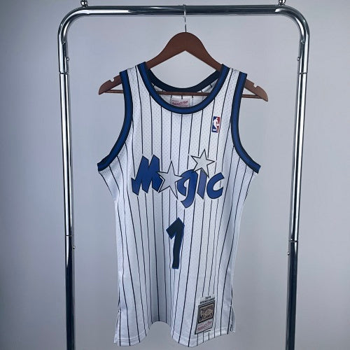 MN hot-pressed retro jersey: SW Magic 94 season white No. 1 Hardaway