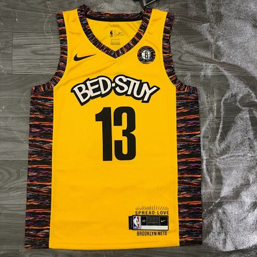 Nets Commemorative Edition Yellow Camouflage No. 13 Harden