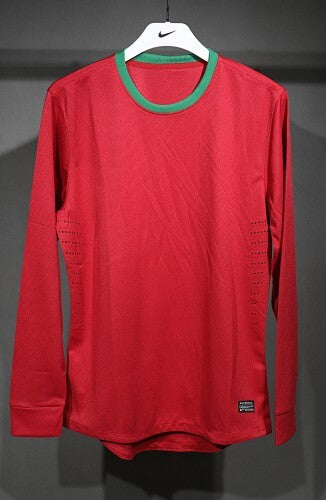 Portugal 2012 European Cup Home Light Panel Long Sleeve Player Edition