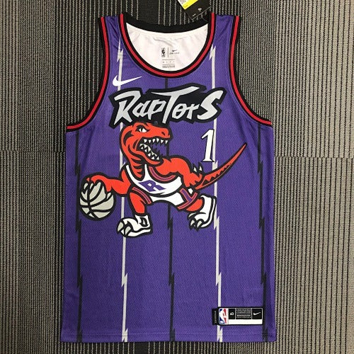 Raptors Retro Purple No. 1 Tracy McGrady