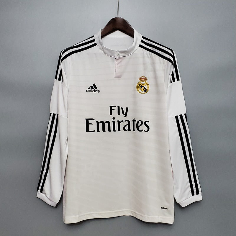 Retro Long Sleeve Real Madrid 17/18 Home