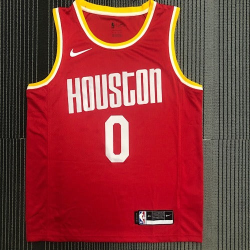 Rockets Retro Red No. 0 Westbrook