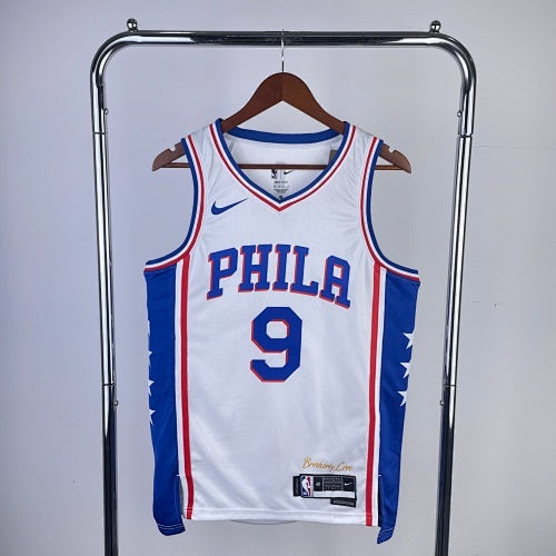 Season 23 76ers Home White No. 9 Oubre