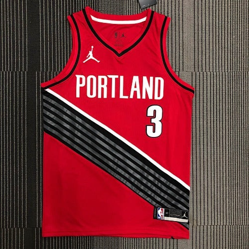 Trail Blazers Red (JORDAN) No. 3 McCollum