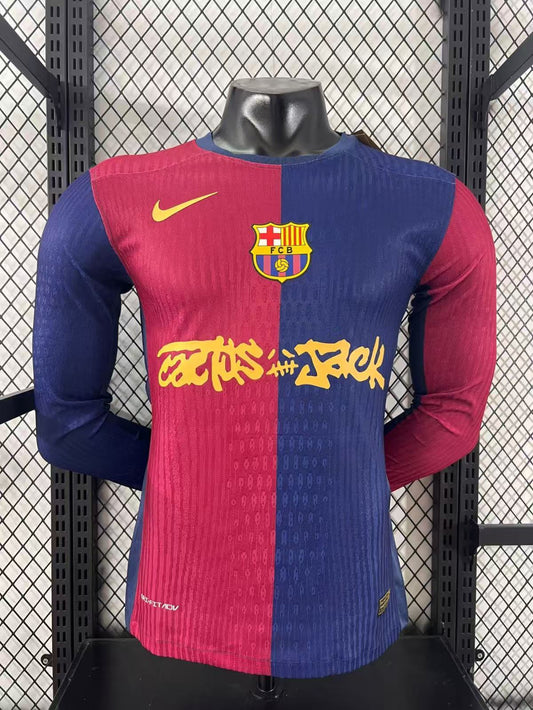 25/26 Barcelona Travis Scott Long Sleeve Jersey