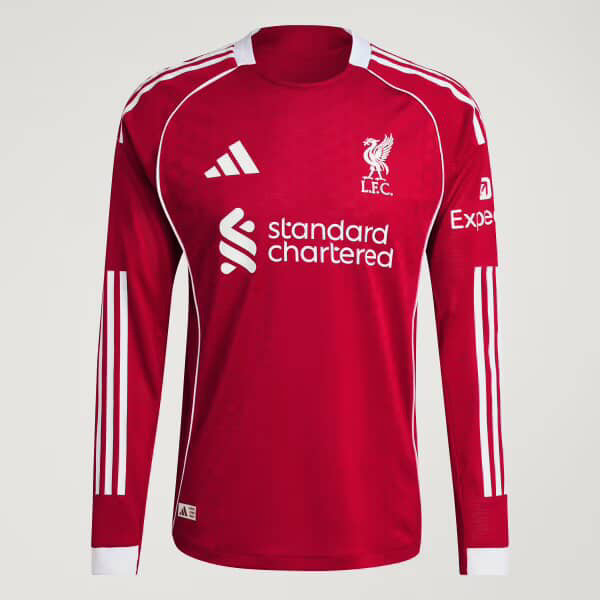 25/26 Liverpool Home Long Sleeve Jersey