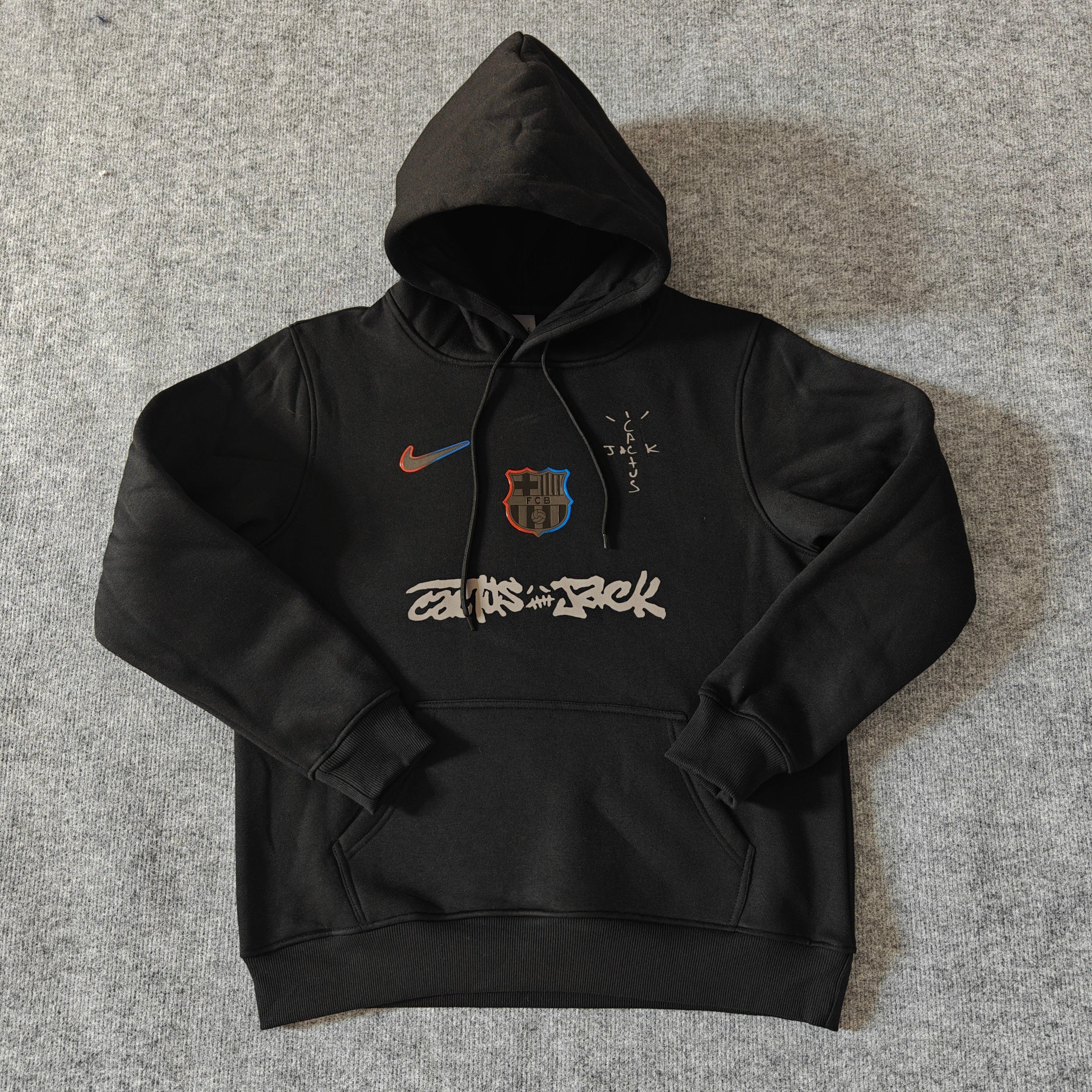 Barcelona X Travis Scott Hoodie - Black – Sports Fusion Store