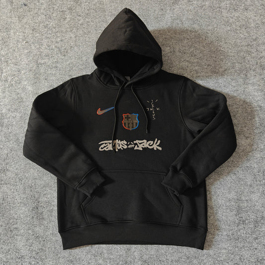 Barcelona X Travis Scott Hoodie - Black