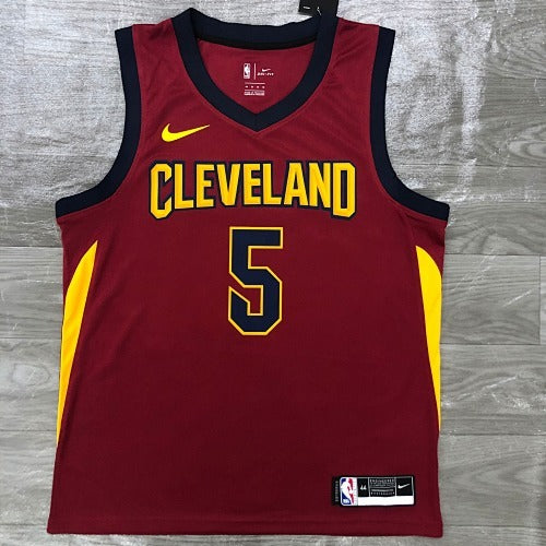 17th season Cavaliers Burgundy No. 5 JR. Smith