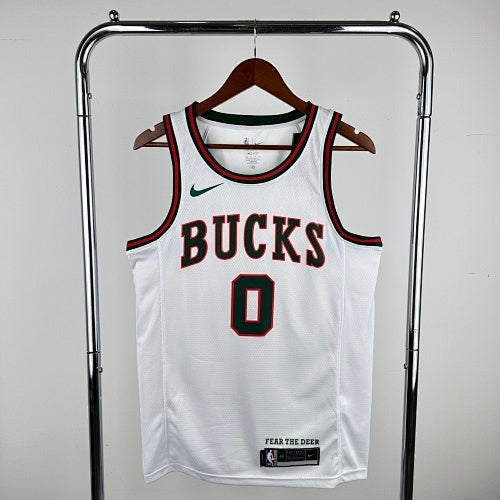 18th Season Bucks Retro No. 0 Lillard