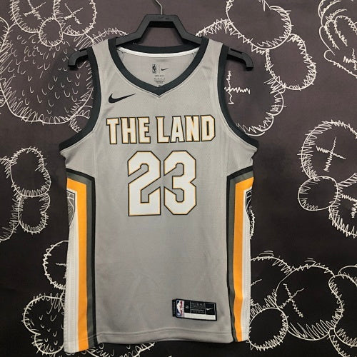 18th season Cavaliers Gray No. 23 James