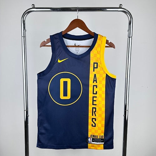 18th Season Pacers City Edition No. 0 Haliburton