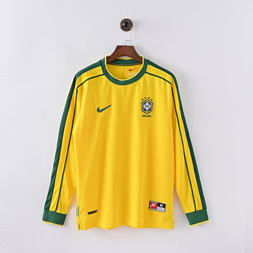 1998-World Cup Brazil home long sleeves