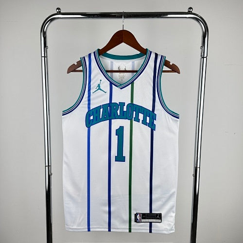 19th Season Hornets Retro White No. 1 Ball