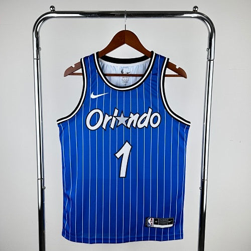 19th Season Magic Retro Striped Blue No. 1 Hardaway