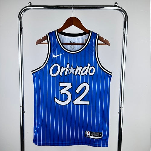 19th Season Magic Retro Striped Blue No. 32 O'Neal