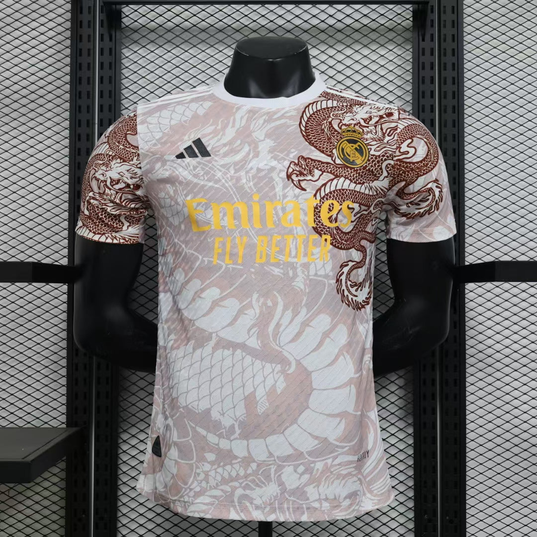 24/25 Real Madrid White dragon Special Jersey