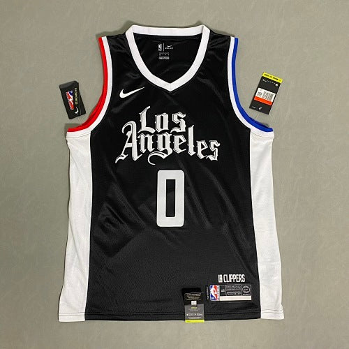 20-21 Season Clippers Latin City Edition Black No. 0 Westbrook