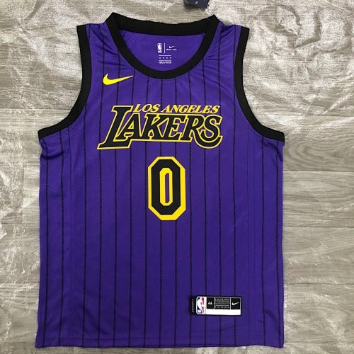2018 Lakers Purple Stripes Limited No. 0 Nick Young