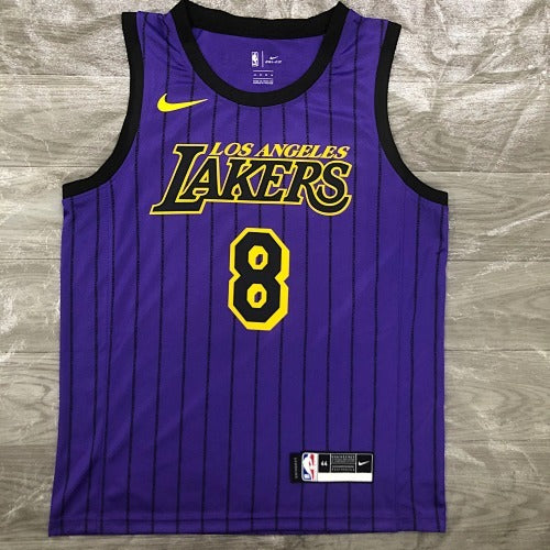 2018 Lakers Purple Stripes Limited No. 8 Kobe Bryant