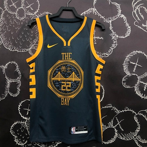 2018 Warriors Gray No. 22 Wiggins