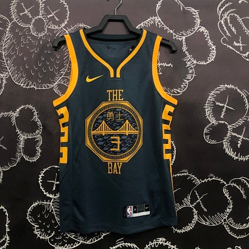 2018 Warriors Gray No. 3 Poole