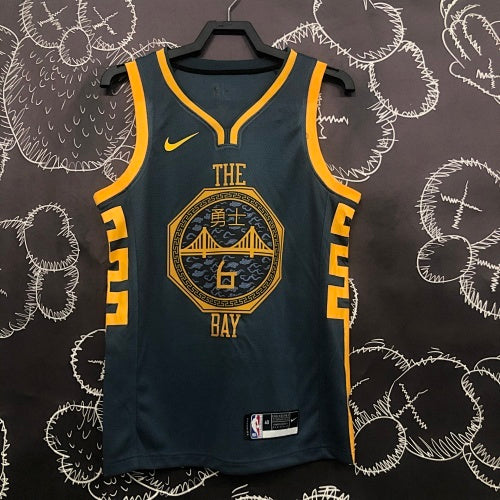 2018 Warriors Gray No. 6 Nick Young