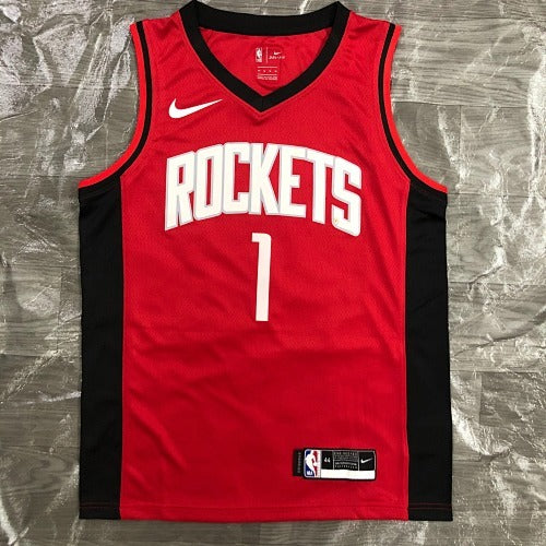 2021 Rockets Red No. 1 Tracy McGrady