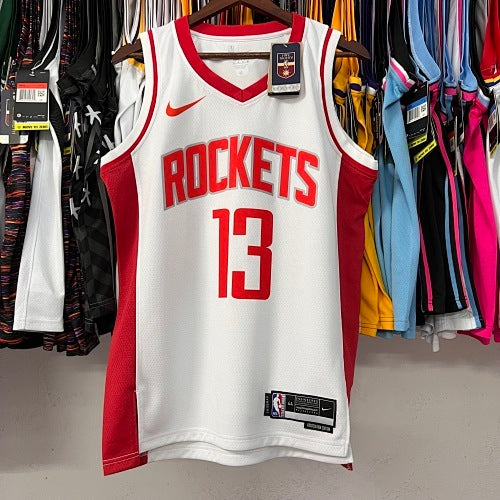 2023 Rockets Home White No. 13 Harden