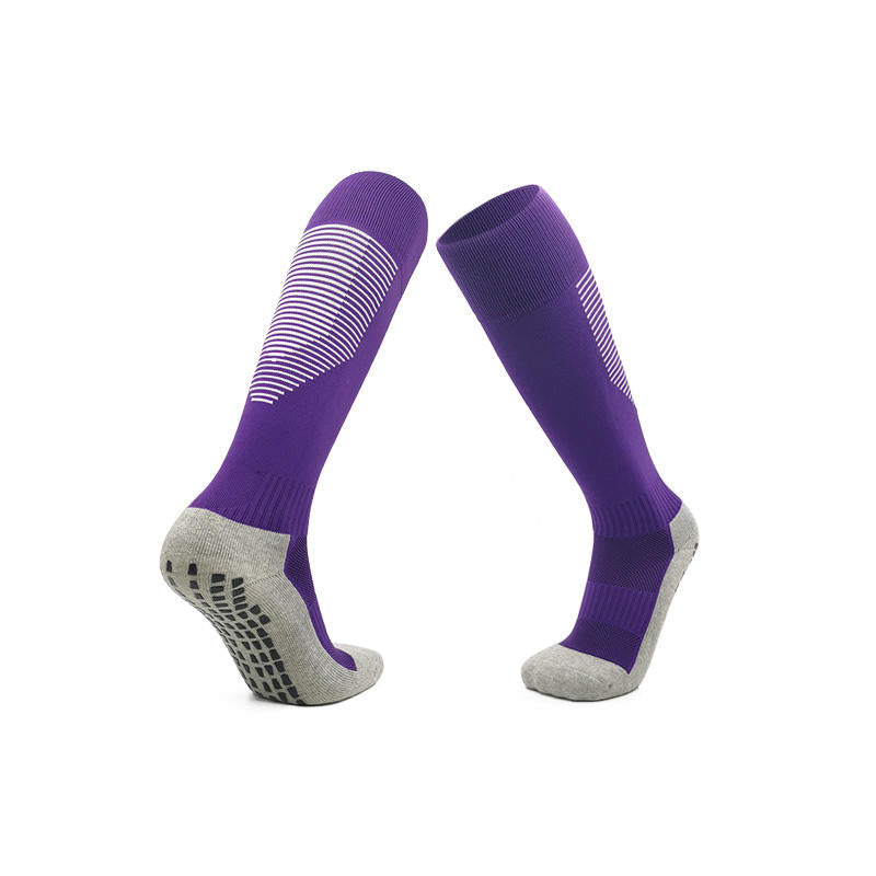 PURPLE - Long Grip Socks
