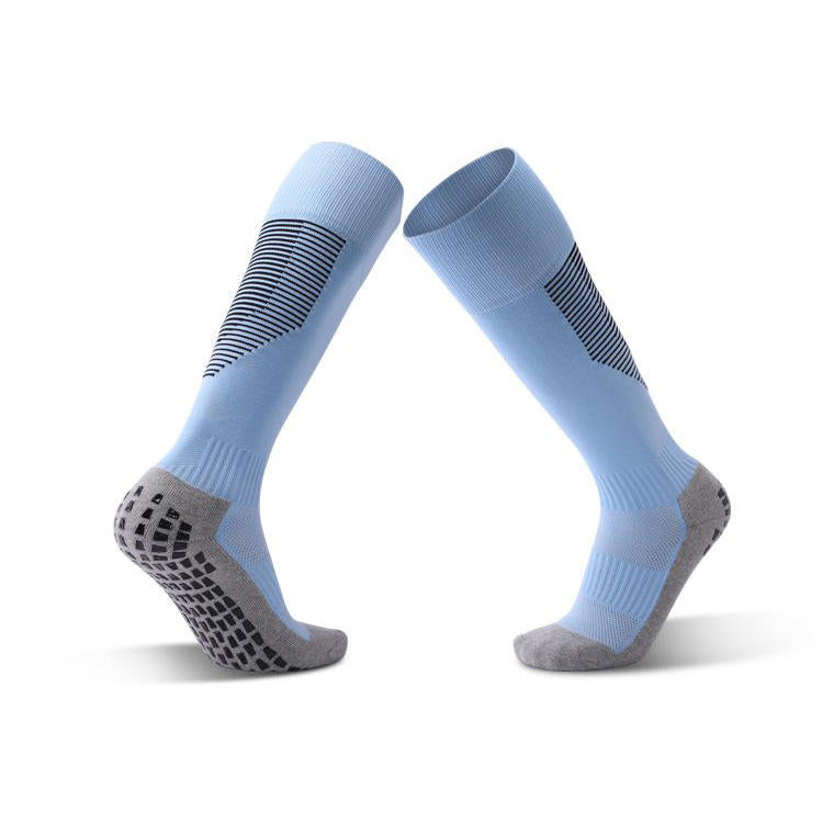 BABY BLUE - Long Grip Socks