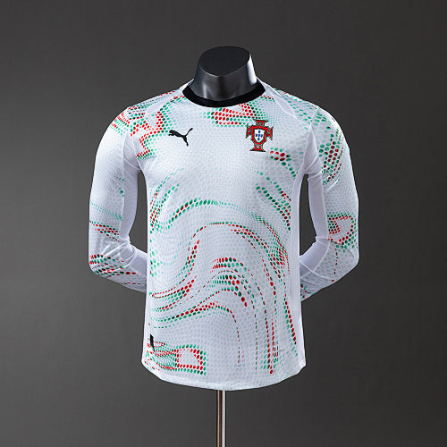 2025 Player Long Sleeve Portugal Away Jersey