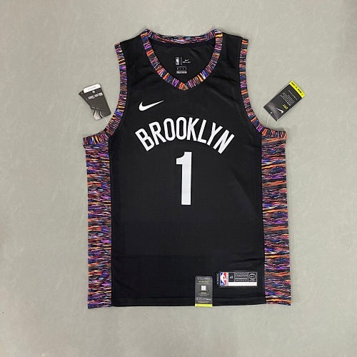 20th Season Nets City Edition (Camouflage) Black No. 1 Bridges
