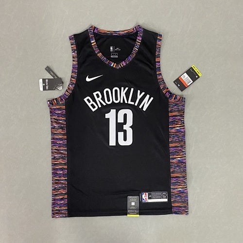 20th Season Nets City Edition (Camouflage) Black No. 13 Harden