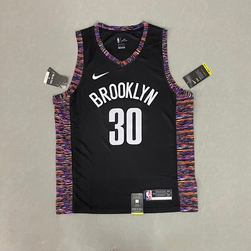 20th Season Nets City Edition (Camouflage) Black No. 30 Curry