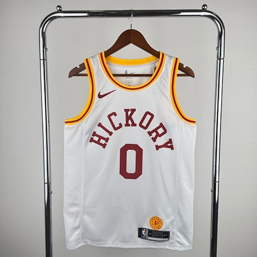 20th Season Pacers Retro White No. 0 Haliburton