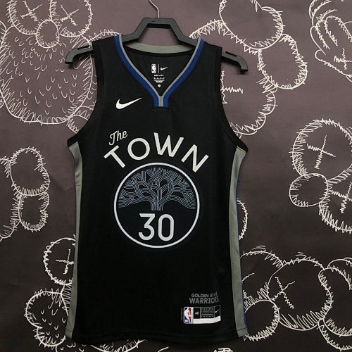 20th Season Warriors Black Gray No. 30 Curry