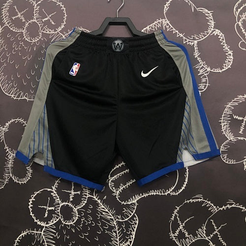 20th season warriors black gray shorts