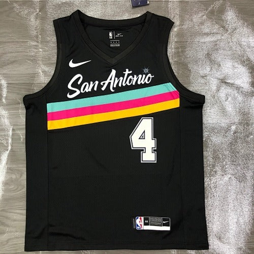 21 season Spurs City Edition No. 4 White