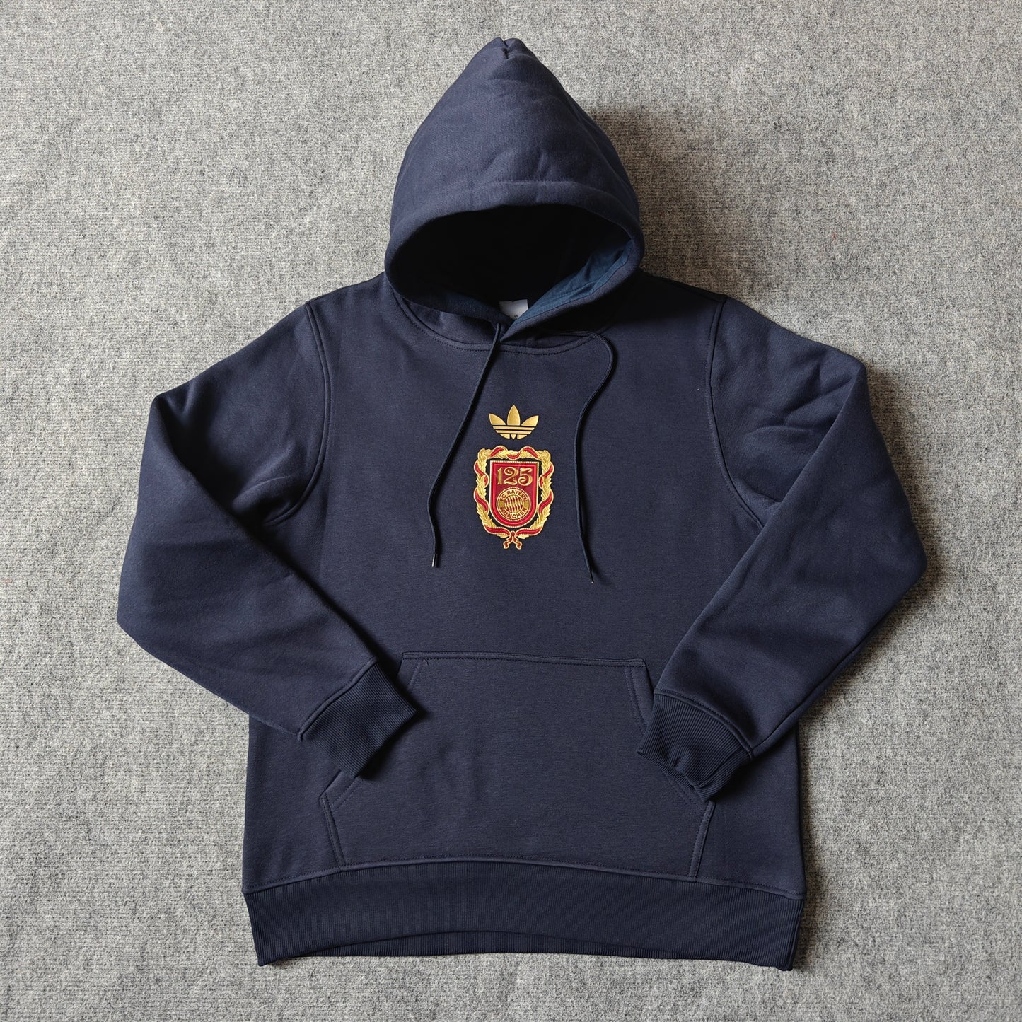 Bayern Munich 125th Anniversary Hoodie - Blue Navy