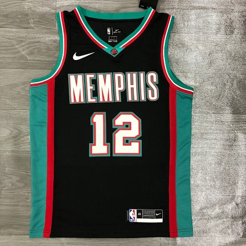 21st Season Grizzlies Retro Black No. 12 Morant