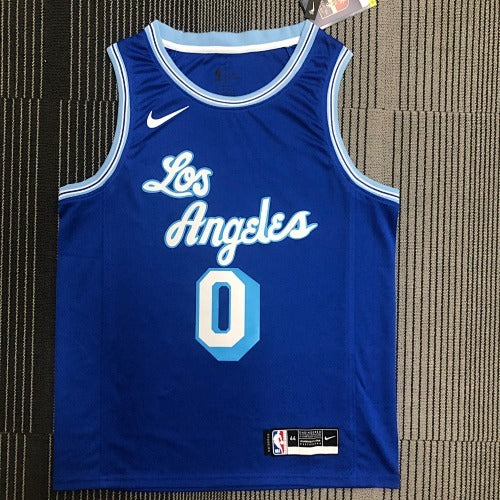 21st Season Lakers Retro Blue No. 0 Westbrook