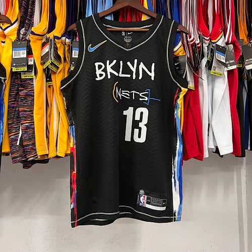 21st Season Nets City Edition Graffiti Black No. 13 Harden