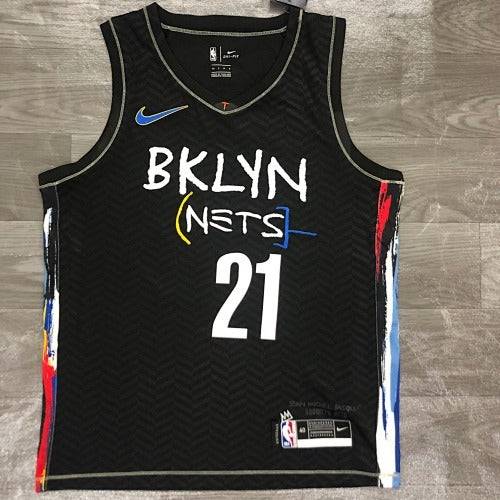 21st Season Nets City Edition (Graffiti Style) No. 21 Aldridge