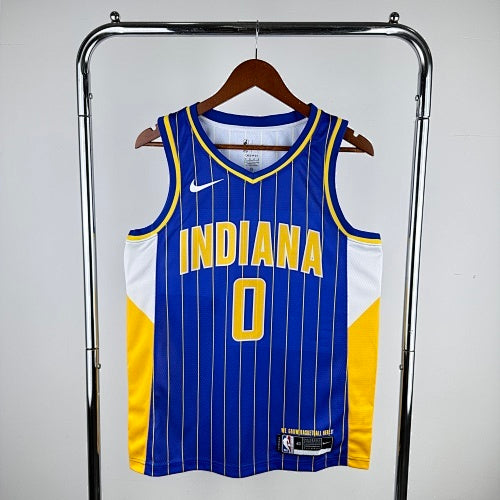 21st Season Pacers City Edition No. 0 Haliburton