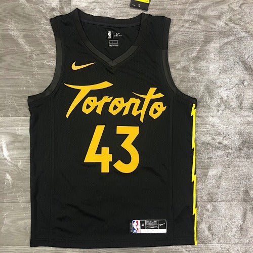 21st Season Raptors Black Gold No. 43 Siakam